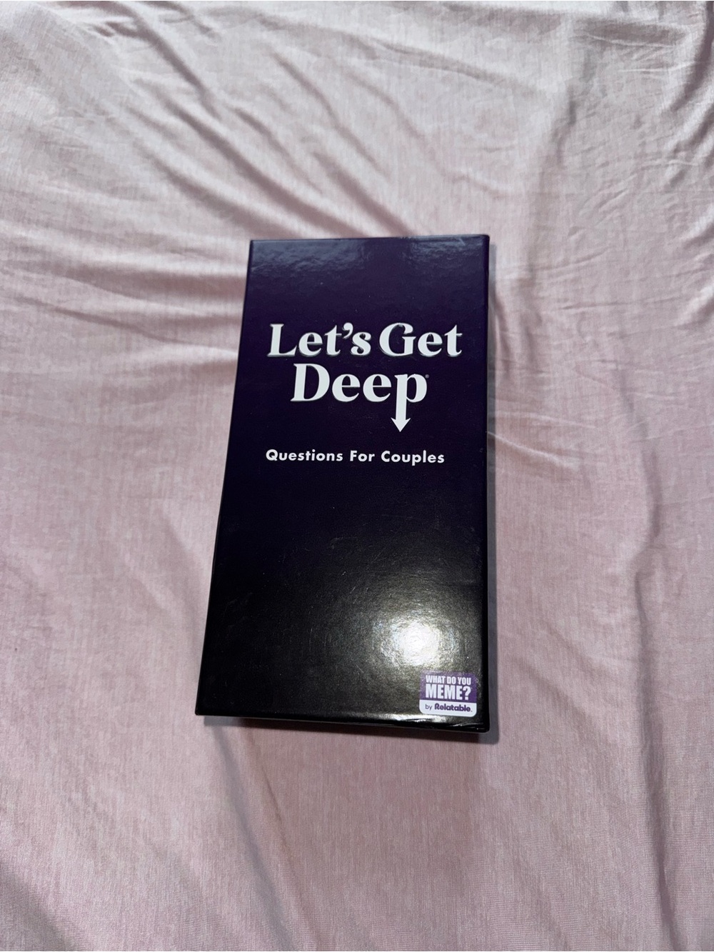 Let's Get Deep - Questions For Couples (Black)